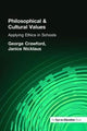 Book cover of: Philosophical and Cultural Values. By: George Crawford