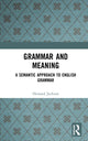 Book cover of: Grammar and Meaning. By: Howard Jackson