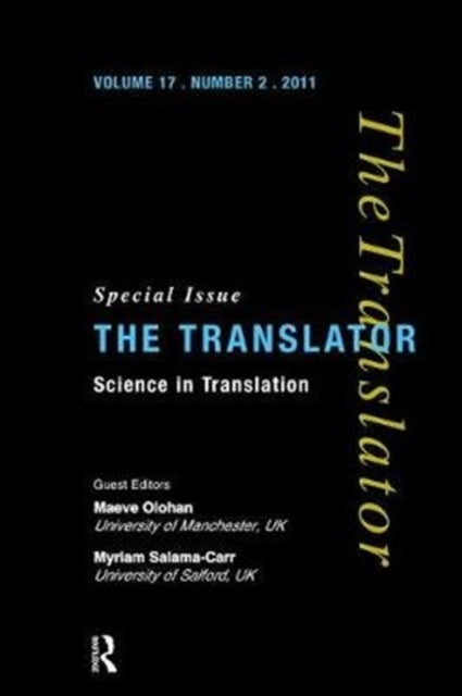 Book cover of: Science in Translation. By: Maeve Olohan