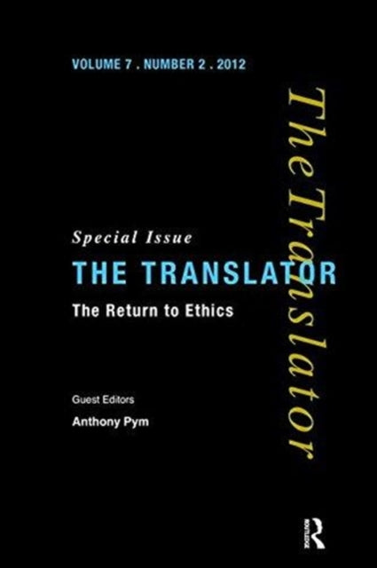 Book cover of: Return to Ethics. By: Anthony Pym