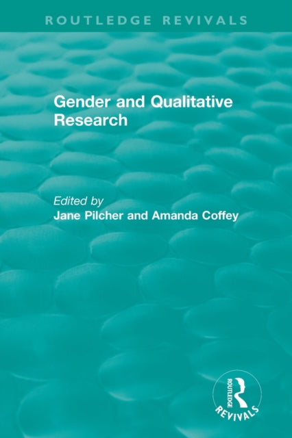 Book cover of: Gender and Qualitative Research (1996). By: Jane Pilcher