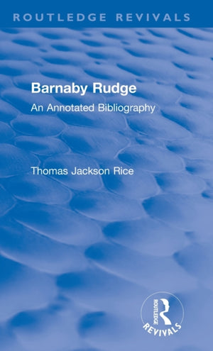 Routledge Revivals: Barnaby Rudge (1987 )
