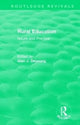Book cover of: Rural Education (1991). By: Deyoung Alan