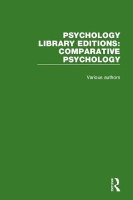 Book cover of: Psychology Library Editions: Comparative Psychology