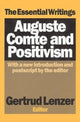 Book cover of: Auguste Comte and Positivism. By: Gunter Bischof