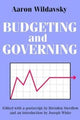 Book cover of: Budgeting and Governing. By: Aaron Wildavsky