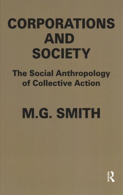 Book cover of: Corporations and Society. By: M. G. Smith
