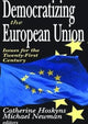 Book cover of: Democratizing the European Union. By: Catherine Hoskyns