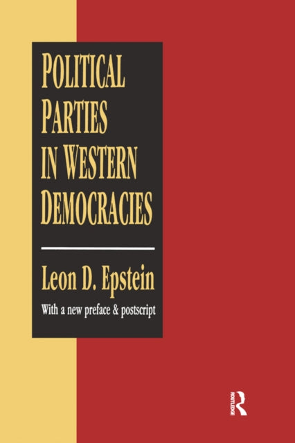 Book cover of: Political Parties in Western Democracies. By: Simon M. Fass