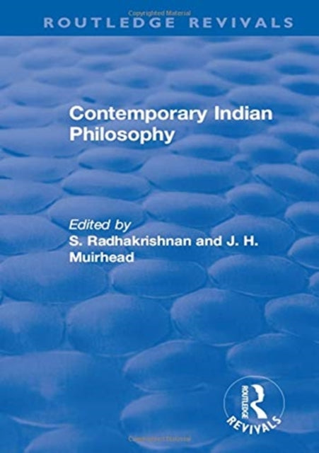 Book cover of: Revival: Contemporary Indian Philosophy (1936). By: Radhakrishnan, S.