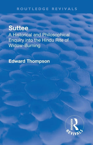 Revival: Suttee (1928)