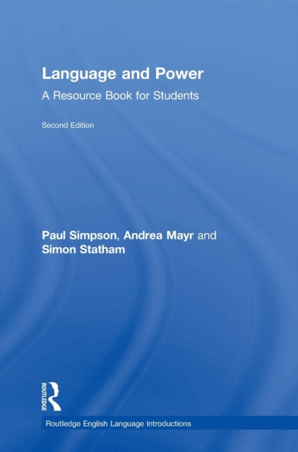 Book cover of: Language and Power. By: Paul Simpson