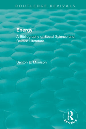 Routledge Revivals: Energy (1975)