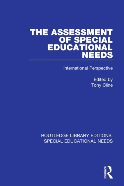 Book cover of: Assessment of Special Educational Needs. By: Tony Cline