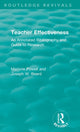 Book cover of: Teacher Effectiveness. By: Marjorie Powell