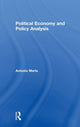 Book cover of: Political Economy and Policy Analysis. By: Antonio Merlo