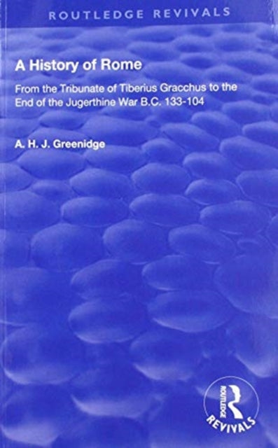 Book cover of: History of Rome from 133 B.C. to 70 A.D. (1904)