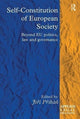 Book cover of: Self-Constitution of European Society. By: Jiří Přibáň