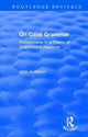 Book cover of: On Case Grammar. By: Anderson, John M.