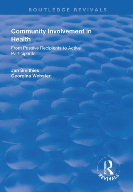 Book cover of: Community Involvement in Health