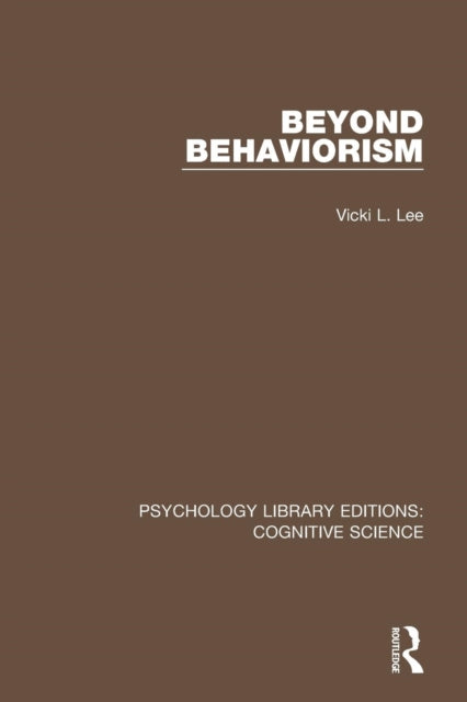 Book cover of: Beyond Behaviorism. By: Vicki L. Lee