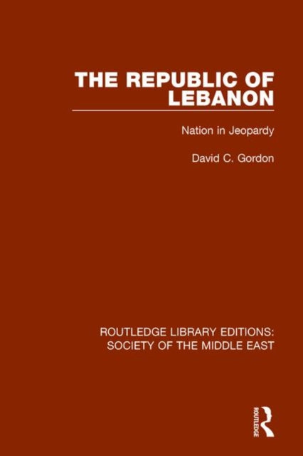 Book cover of: Republic of Lebanon. By: Gordon, David C.