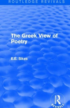 Greek View of Poetry