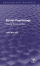 Book cover of: Soviet Psychology. By: John McLeish