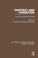Book cover of: Context and Cognition. By: George Butterworth