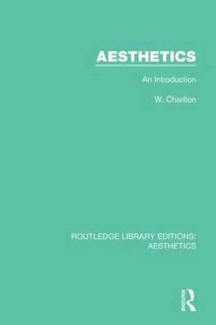 Book cover of: Aesthetics. By: W. Charlton