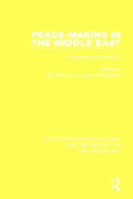 Book cover of: Peacemaking in the Middle East. By: Paul Marantz