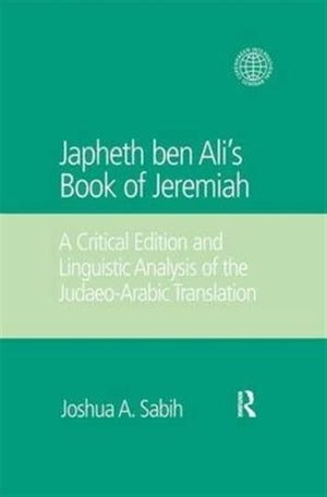Japheth ben Ali's Book of Jeremiah