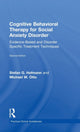 Book cover of: Cognitive Behavioral Therapy for Social Anxiety Disorder. By: Stefan G. Hofmann
