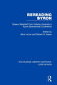 Book cover of: Rereading Byron. By: Alice Levine