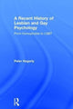 Book cover of: Recent History of Lesbian and Gay Psychology. By: Peter Hegarty