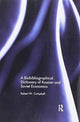 Book cover of: Bibliographical Dictionary of Russian and Soviet Economists. By: Robert Campbell