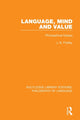 Book cover of: Language, Mind and Value. By: J. N. Findlay
