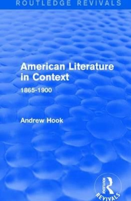 Book cover of: American Literature in Context. By: Andrew Hook