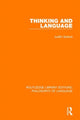 Book cover of: Thinking and Language. By: Judith Greene