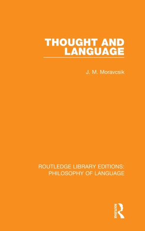 Thought and Language