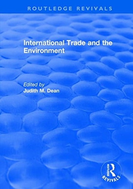 Book cover of: International Trade and the Environment