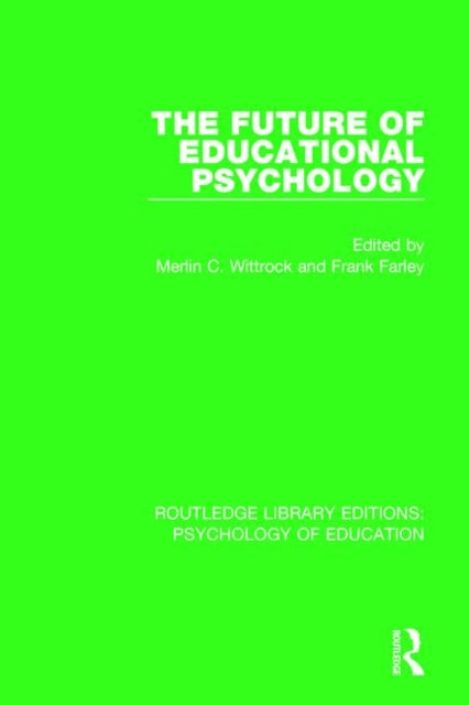 Book cover of: Future of Educational Psychology
