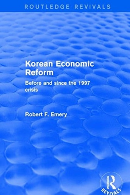 Book cover of: Korean Economic Reform. By: Robert F. Emery