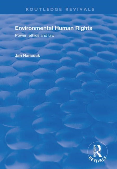 Book cover of: Environmental Human Rights. By: Jan Hancock