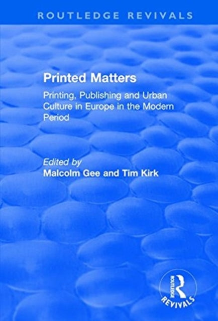 Book cover of: Printed Matters