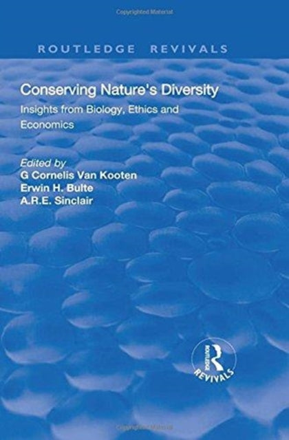 Book cover of: Conserving Nature's Diversity. By: G. C. Van Kooten