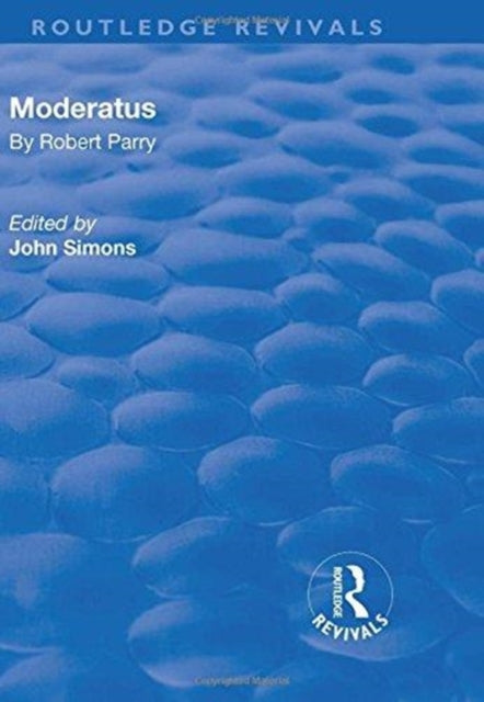 Book cover of: Moderatus. By: John Simons