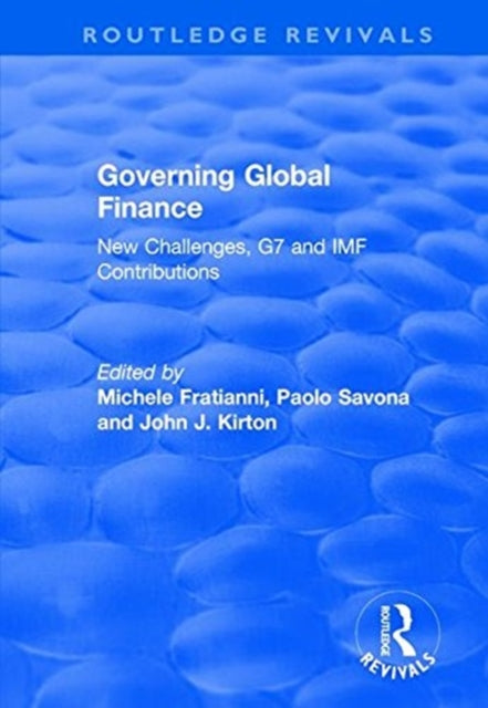 Book cover of: Governing Global Finance