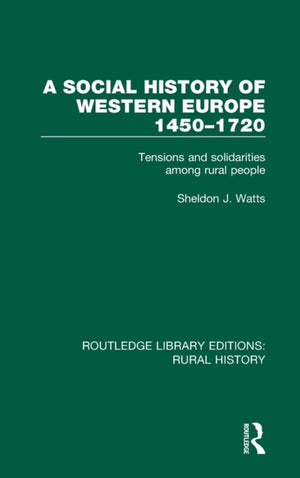 Social History of Western Europe, 1450-1720