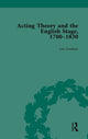Book cover of: Acting Theory and the English Stage, 1700-1830 Volume 1. By: Lisa Zunshine